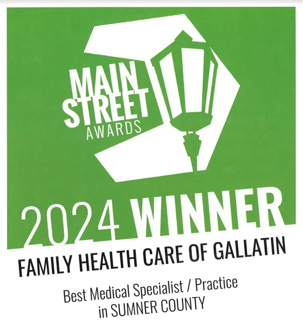 Main Street Awards Sumner County — 2024 Winner — Best Medical Specialist / Practice